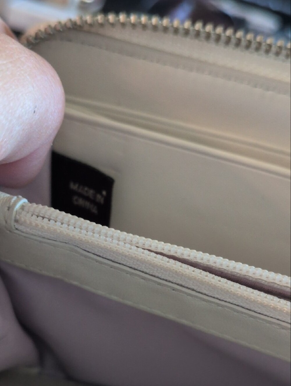 Coach Signature Canvas Wallet with Tan Leather Trim - Picture 10 of 11